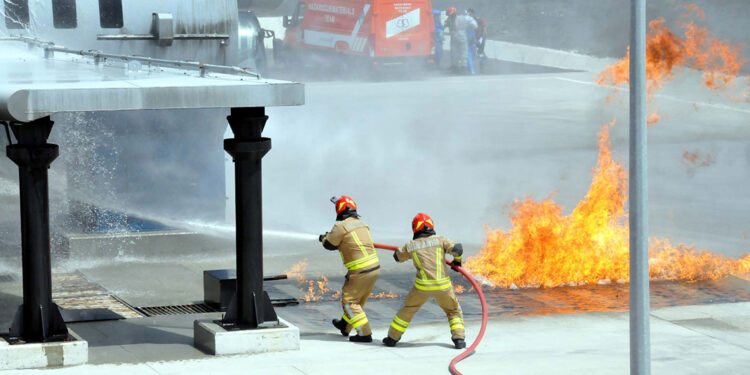 İstanbul Havalimanı'nda yangın tatbikatı