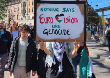 İsveç'te Eurovision protestosu
