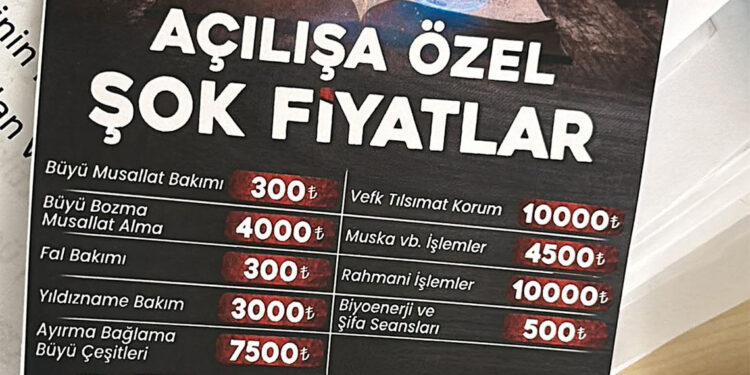 Kütahya'da büyü bozma muska yazma dolandırıcılığı