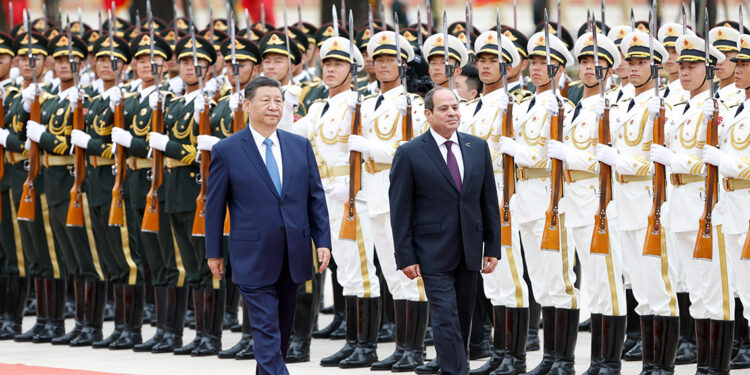 Mısır Cumhurbaşkanı Abdülfettah es-Sisi Pekin'de