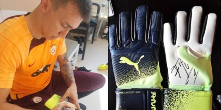 Muslera taraftarlara imzalı eldiven hediye edecek