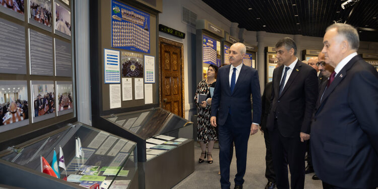 Numan Kurtulmuş, Özbekistan Meclis Başkanı ile görüştü