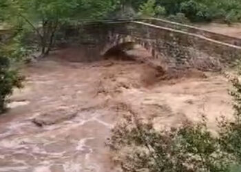 Osmaniye'de iki gündür etkili olan sağanakta dere taştı