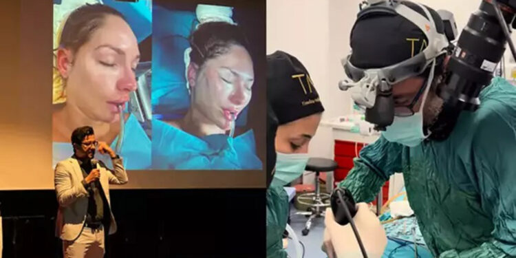 Prof. Dr. Süleyman Taş, oyuncu Kimberly Reyes’i ameliyat etti