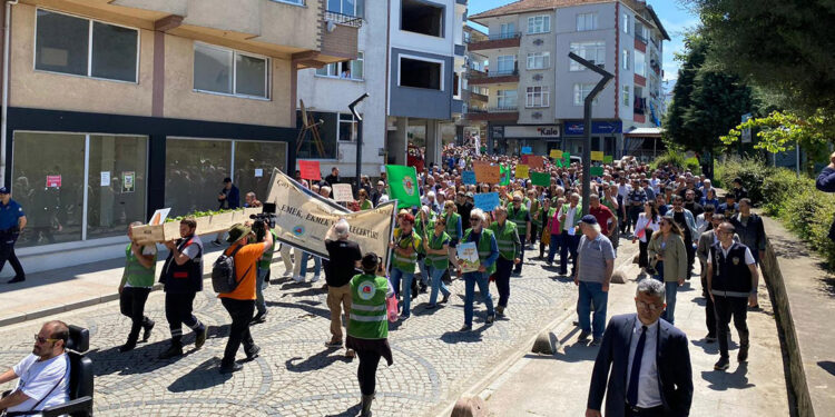 Rize'de çay alım fiyatına 'tabutlu' protesto