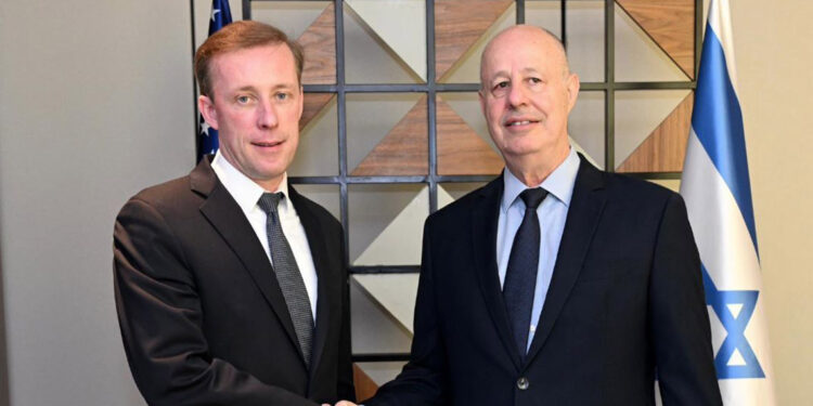 Sullivan, İsrail Ulusal Güvenlik Danışmanı ile görüştü