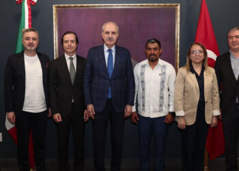 Numan Kurtulmuş Meksika'da