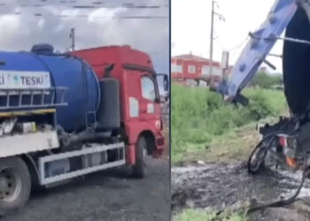 Tekirdağ'da dereye atık boşaltılmasına inceleme