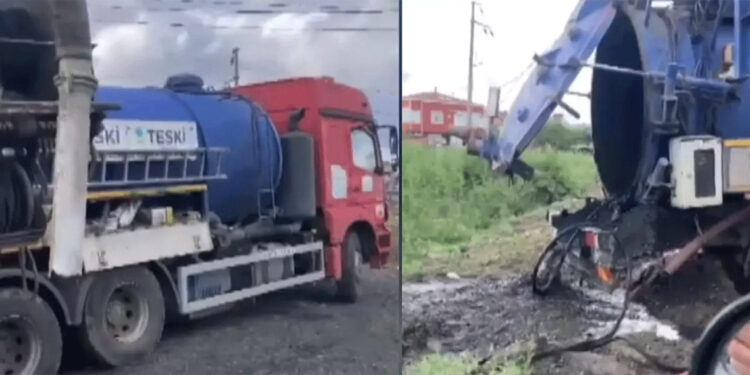 Tekirdağ'da dereye atık boşaltılmasına inceleme