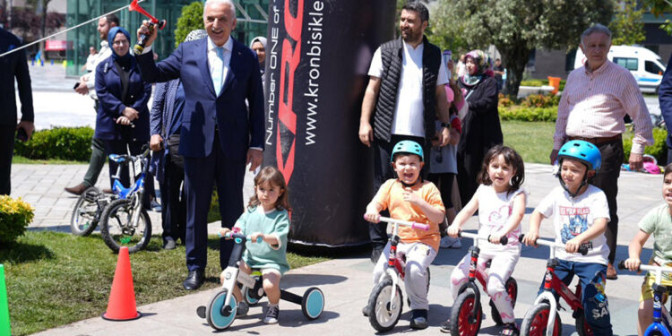 Ümraniye'de Bisiklet Şenliği düzenlendi