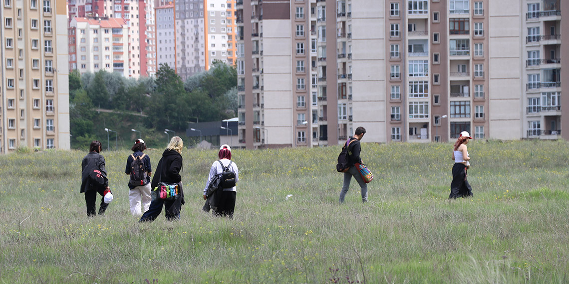 Üniversite kampüsünde 'gelengiler' için besleme etkinliği