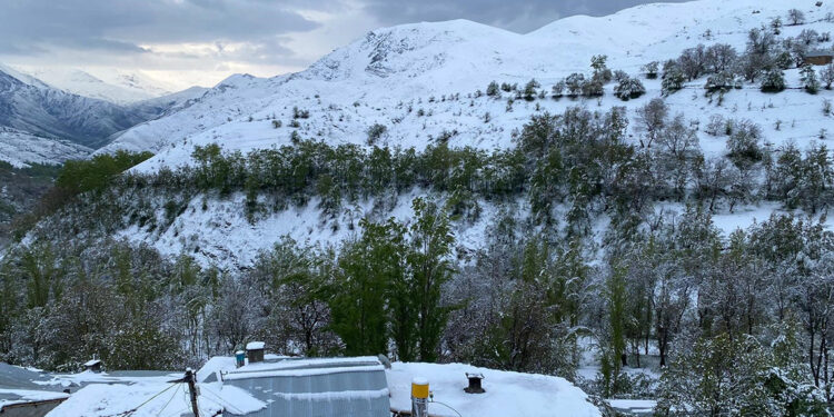 Van'da kent merkezinde dolu, yüksek kesimlerde kar yağışı