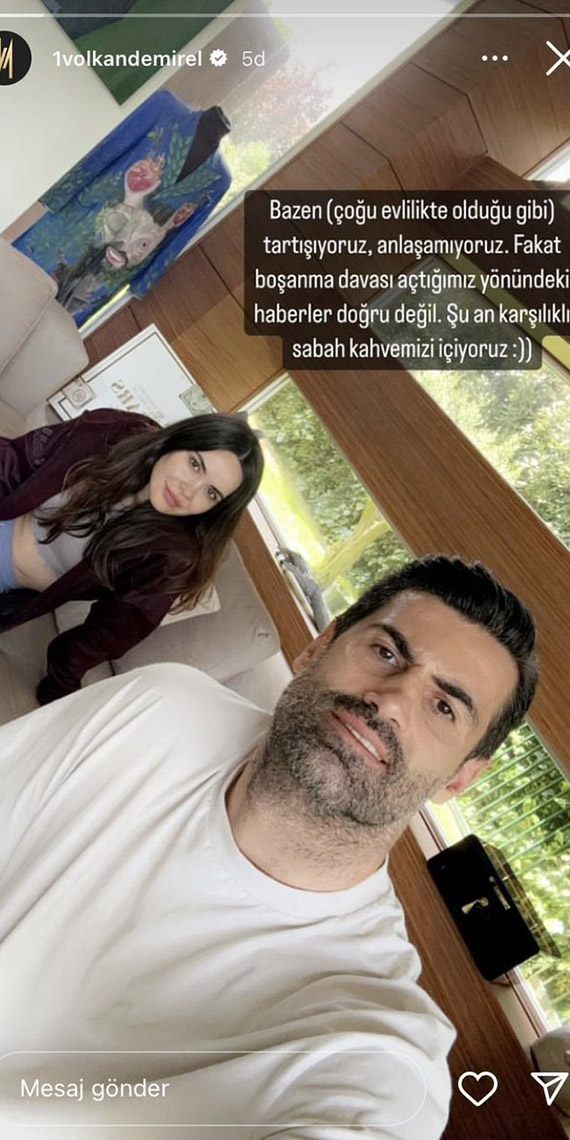 Volkan Demirel ve eşi boşanıyor mu? İlk açıklama geldi