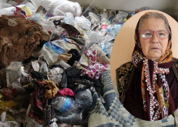 Mahkeme kararıyla çıkarabildiği kiracısı, daireyi çöp eve çevirmiş