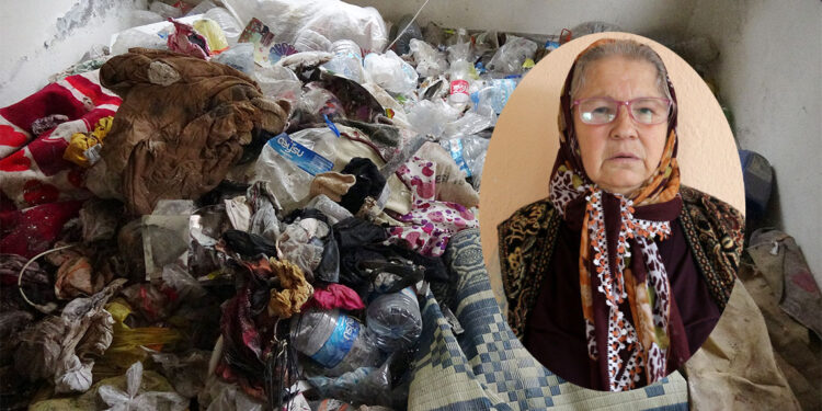Mahkeme kararıyla çıkarabildiği kiracısı, daireyi çöp eve çevirmiş