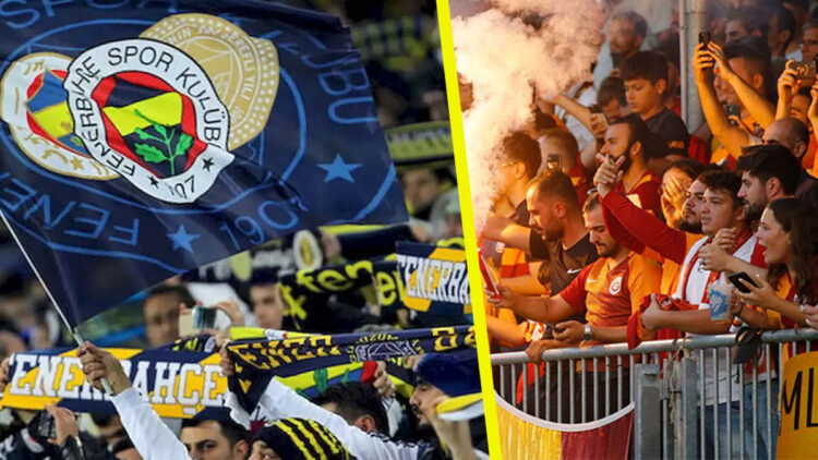 Fenerbahçe ve Galatasaraylı taraftarlar derbi saatini bekliyor