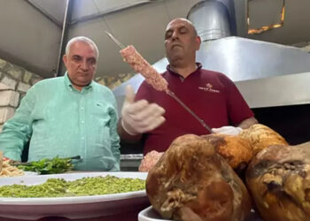 Keme mantarının kebabını yaptılar