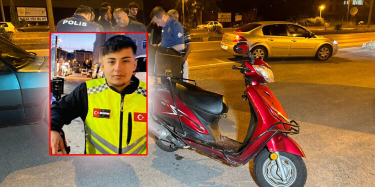 17 yaşındaki motosikletli kurye kazada öldü