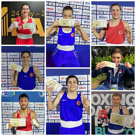 Boks milli takımı Paris 2024'e rekor katılımla gidiyor. 8 sporcumuz Paris 2024 Yaz Olimpiyat Oyunlarında ay-yıldızlı formamızı terletecek.