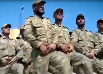 Suriye Milli Ordusu Afrin'de Harp Okulu açtı