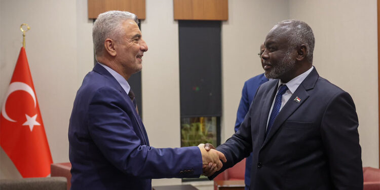 Bakan Bolat, Sudan Maliye Bakanı ile görüştü