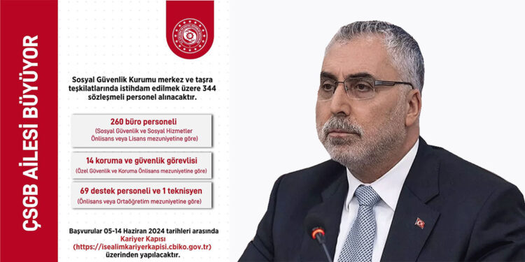  SGK'ya 344 sözleşmeli personel alınacak