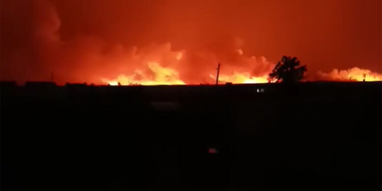 TİGEM arazisinde yangın