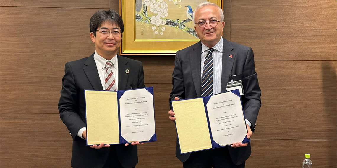Türkiye ile Japonya doğal gaz alanında İyi Niyet Antlaşması imzaladı. İmza töreni, OSAKA Gas Network Başkanı Minoru Murata, GAZBİR Başkanı Yaşar Arslan, GAZBİR-GAZMER ve Enerya yetkililerinin katılımları ile gerçekleşti.