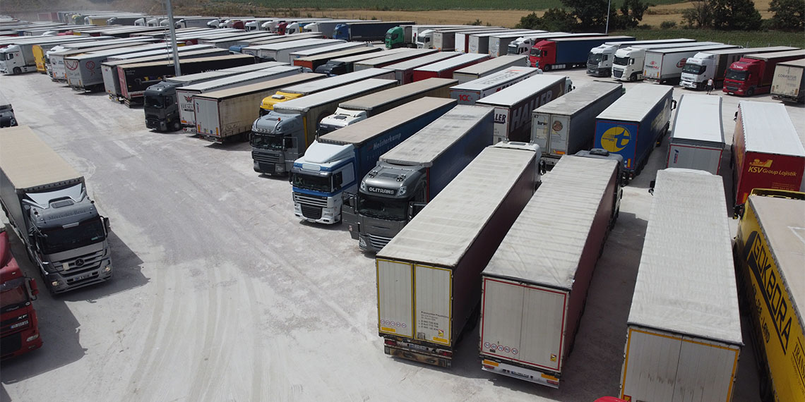 Hamzabeyli Sınır Kapısı'nda araç park kapasitesi artırıldı