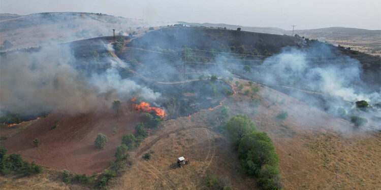 Kula'da çıkan maki yangını söndürüldü