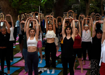 Sarıyer'de Uluslararası Yoga Günü etkinliği