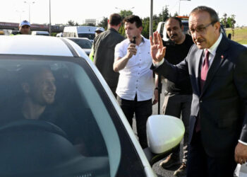 Gebze'de trafik denetimi