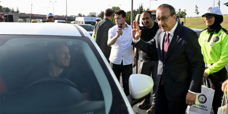 Gebze'de trafik denetimi