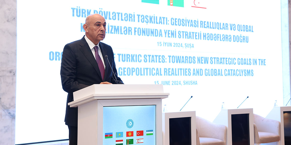 Yeni Azerbaycan Partisi'nin liderleri de dahil olmak üzere 300'e yakın konuğun katıldığı uluslararası konferans, 15 Haziran’da Şuşa’da yapıldı. Türk dünyası Şuşa'da yeni stratejik hedeflere doğru adım attı.