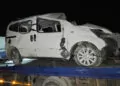 Konya'da hafif ticari araç devrildi; 4 ölü, 2 yaralı