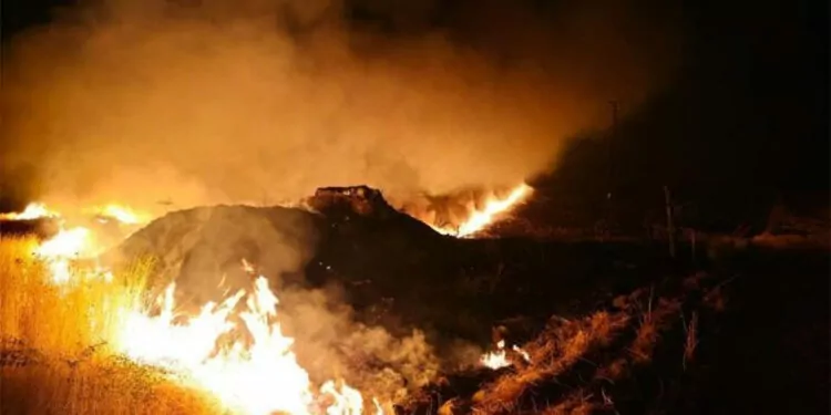 Şırnak'taki anız yangını 7 köyü etkiledi