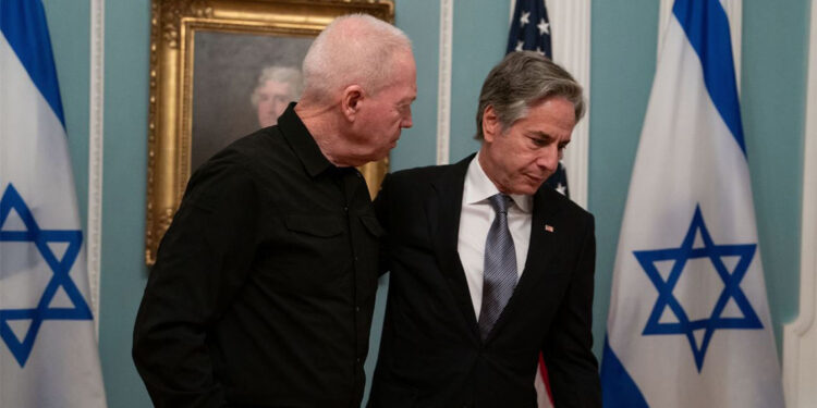 Yoav Gallant Antony Blinken ile bir araya geldi