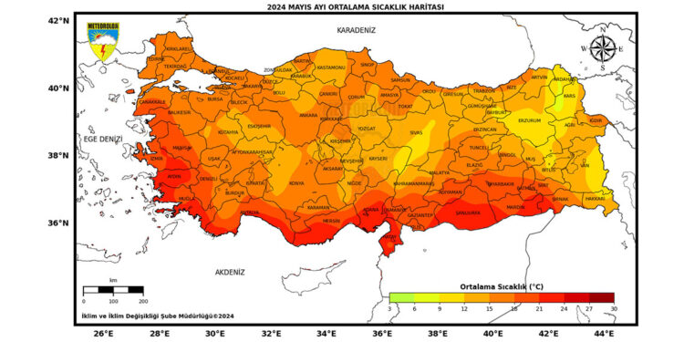Mayıs ayında sıcaklık düştü, yağışlar arttı