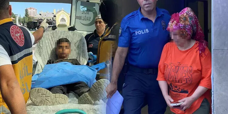 8 yaşındaki oğlunu bıçakla yaralayan anne gözaltında