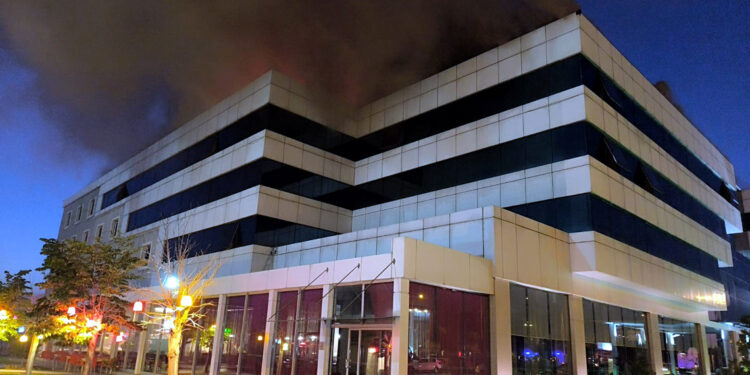 Afyonkarahisar'da 5 yıldızlı termal otelde yangın