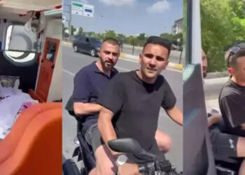 Ambulansın önünü kesip, içinde hasta olup olmadığını kontrol ettiler