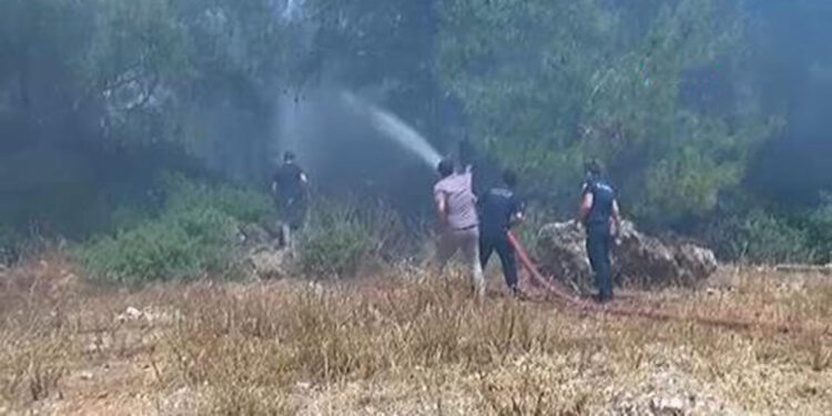 Antalya'da iki ayrı noktada orman yangını