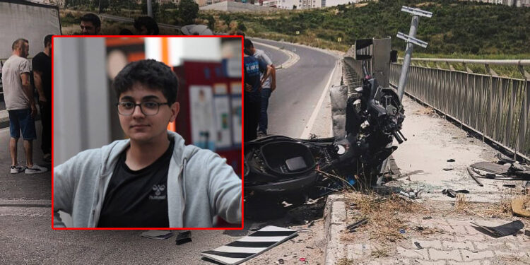 Babasının hediye ettiği motosikletle kaza yapan Furkan hayatını kaybetti