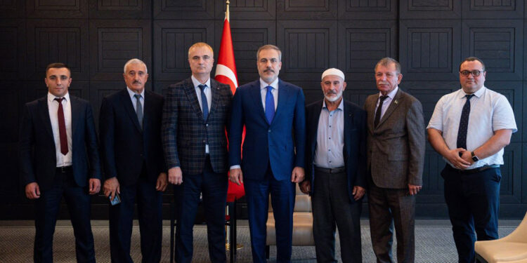 Bakan Fidan, Rusya’da Ahıska Türkü temsilcileriyle bir araya geldi