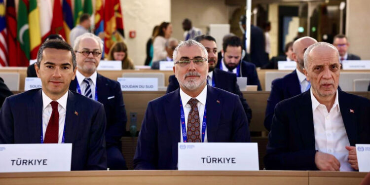 Bakan Işıkhan, Uluslararası Çalışma Konferansı'nın Genel Kurulu'nda