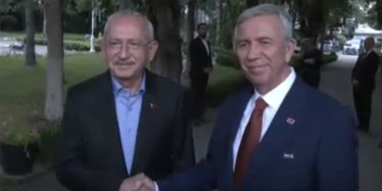 Kemal Kılıçdaroğlu Mansur Yavaş ile akşam yemeğinde bir araya geldi