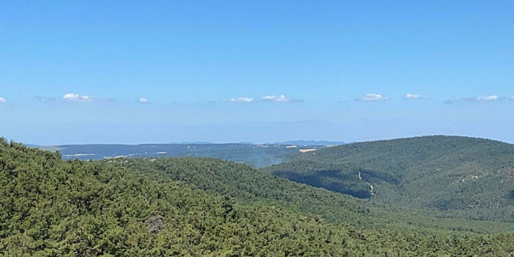 Çanakkale'nin Lapseki ilçesinde orman yangını