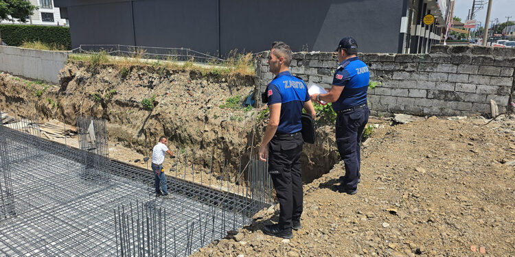 Düzce'de sınav öncesi inşaat faaliyetleri durduruldu