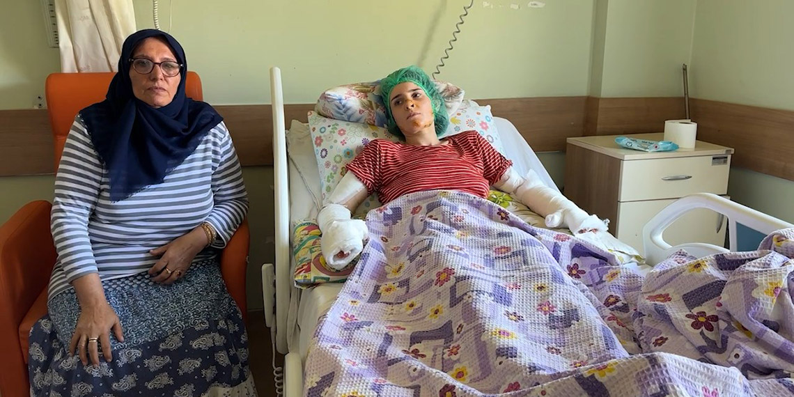 Eşinin 27 yerinden bıçakladığı Sinem, hayata tutundu