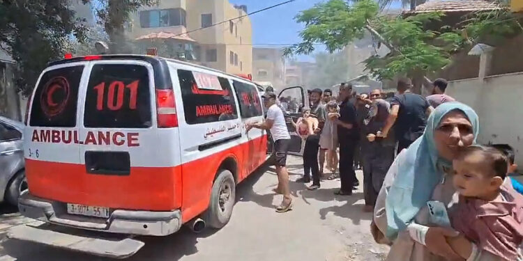 Gazze'nin merkezine saldırı: 10’dan fazla yaralı